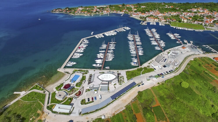 Olive Island Marina: Aerial View