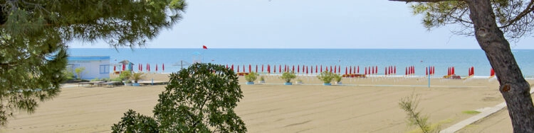Italy - Upper Adriatic Sea: Grado sandy beach