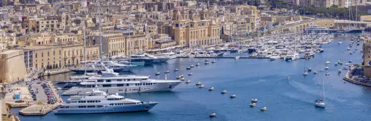 Destination for sailing in winter: Malta