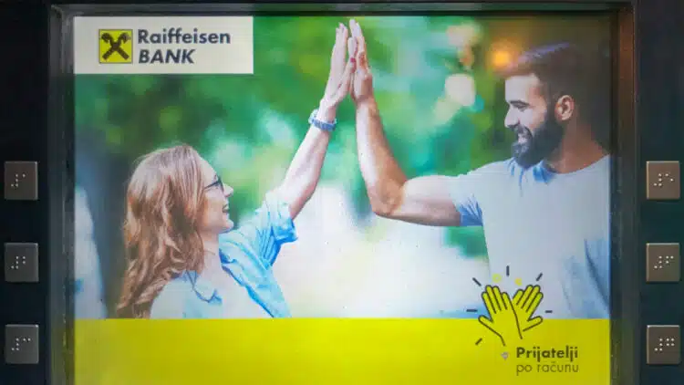 Fees at Raiffeisen Bank ATMs in Croatia when withdrawing euros