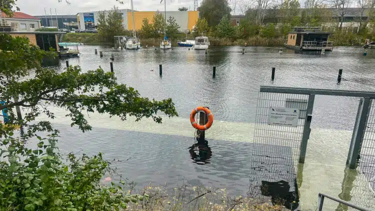 Baltic Sea storm surge 2023: Flooding