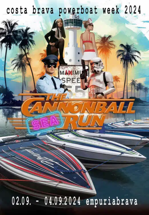 Cannonball Sea Run Costa Brava 2024 - Flyer