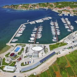 Olive Island Marina: aerial view