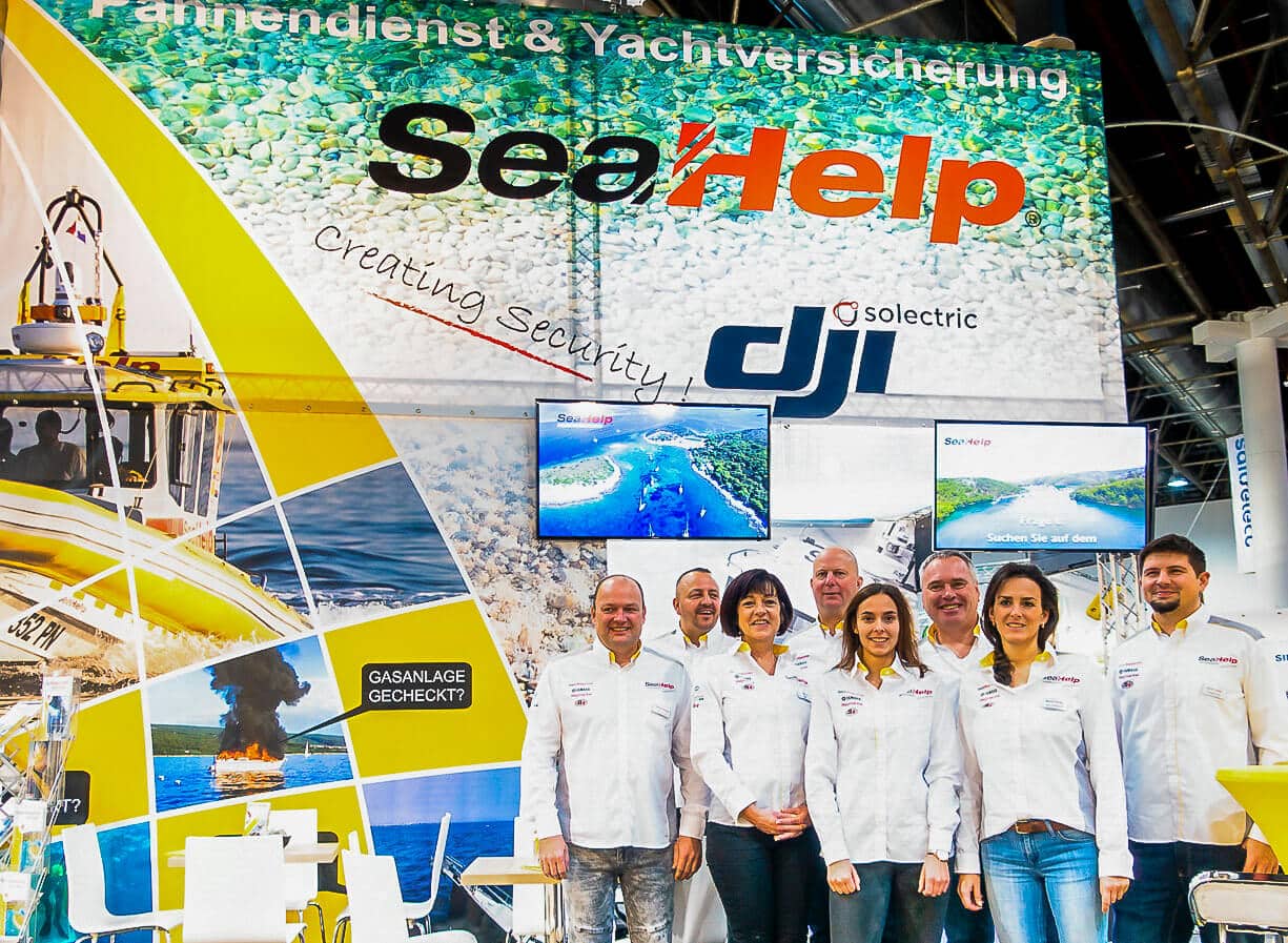 SeaHelp exhibition team 50th boot Düsseldorf 2019