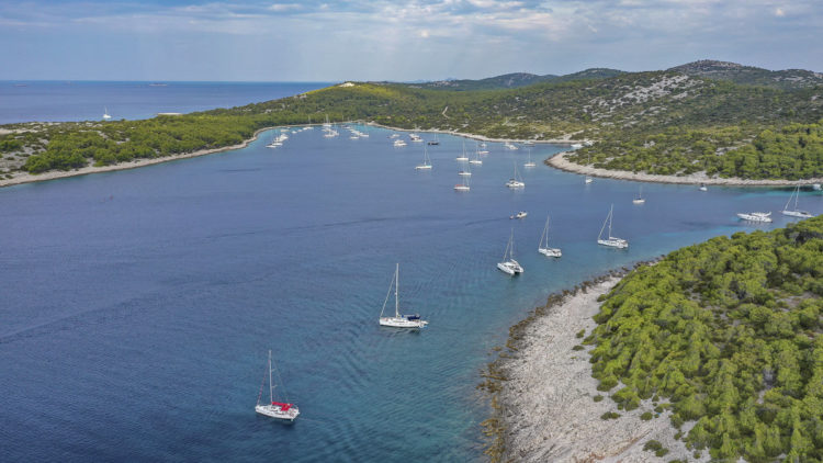Kroatien: Insel Zirje, Uvala Stupica Vela