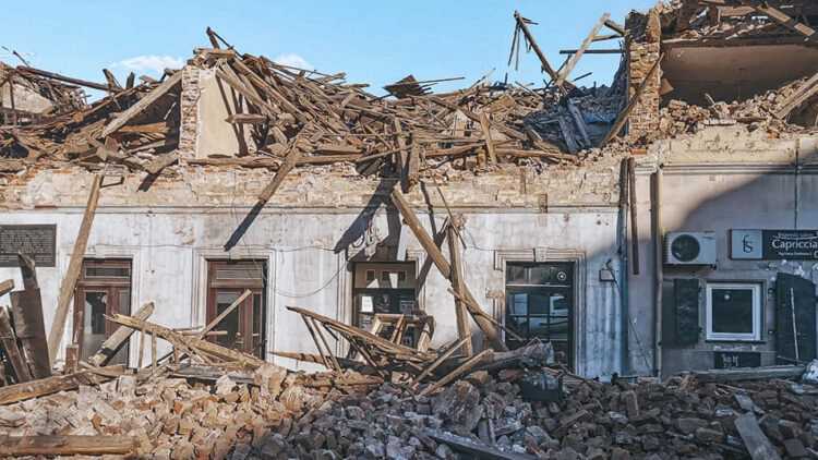 Bilanz: Erdbeben Kroatien in der Region Petrinja
