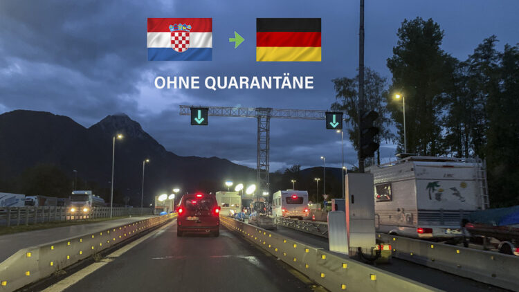 Deutschland: Keine Quarantäne bei Einreise aus Kroatien