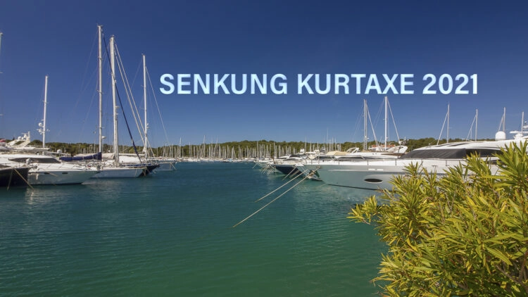 Tourist tax Croatia: Reduced by 20% for skippers.