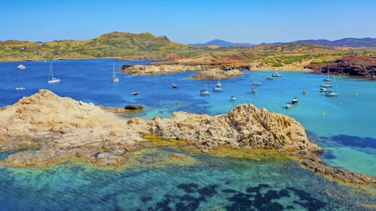Revier Menorca - Törn um die Insel: Badebucht Cala Pregonda