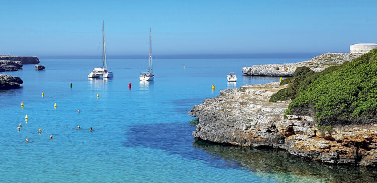 Revier Menorca - Törn um die Insel: Badebucht Cala Santandria