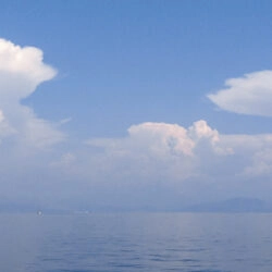 Gewitter auf See: 15.00 Uhr über Korfu