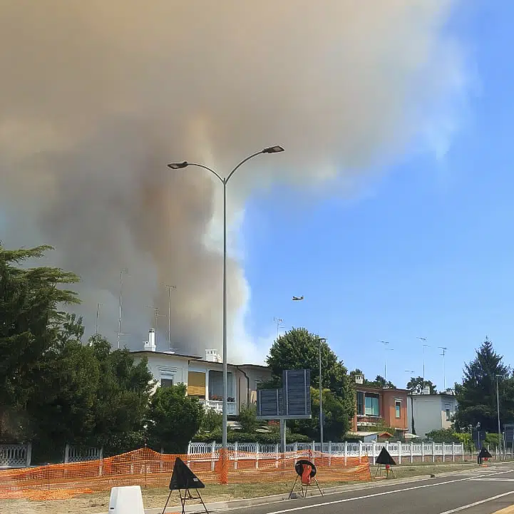 Waldbrandgefahr: Zaton hatten mehrere Häuser Feuer gefangen