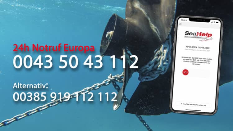 SeaHelp - 24 Notruf Europa - Pannendienst auf See