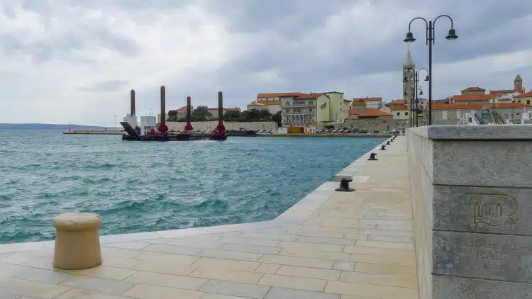 Marina Rab: Einschränkungen durch Bauarbeiten im Hafen