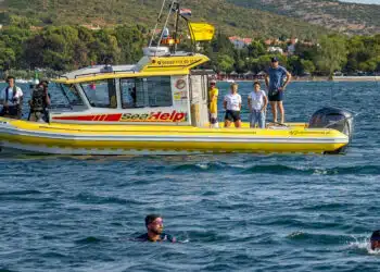 Swimming Marathon RokOtok: Ribafish swimming stage from Korčula to Vrnik
