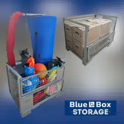 Blue Box Eurogitterbox: Abmessungen L/B/H: 124 x 84 x x 97 cm
