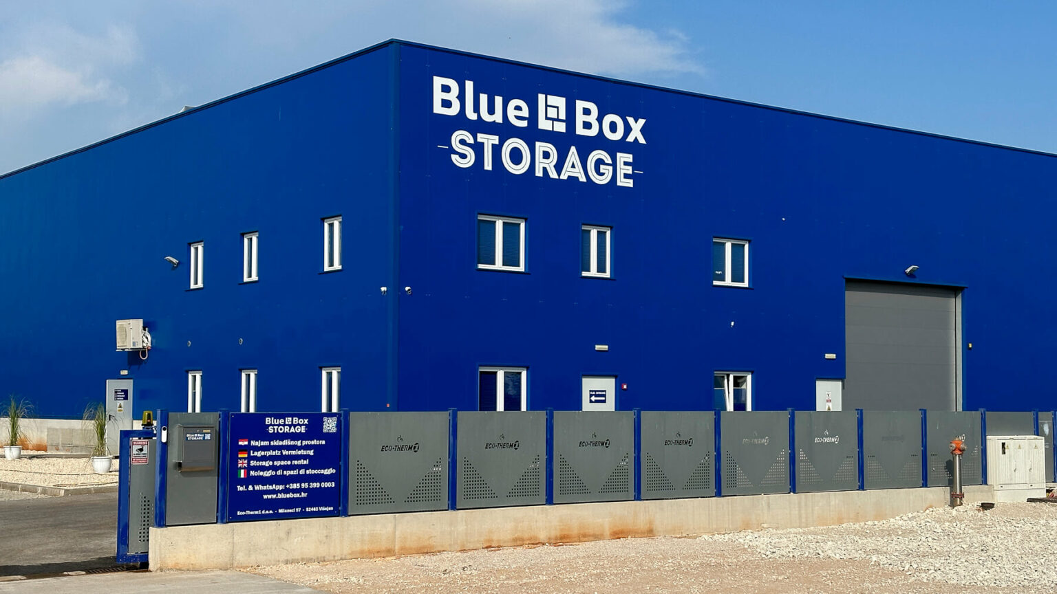 "Blue Box" - Lagerplatz mieten in Istrien / Kroatien