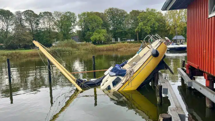Ostsee-Sturmflut 2023: Segelboote gesunken