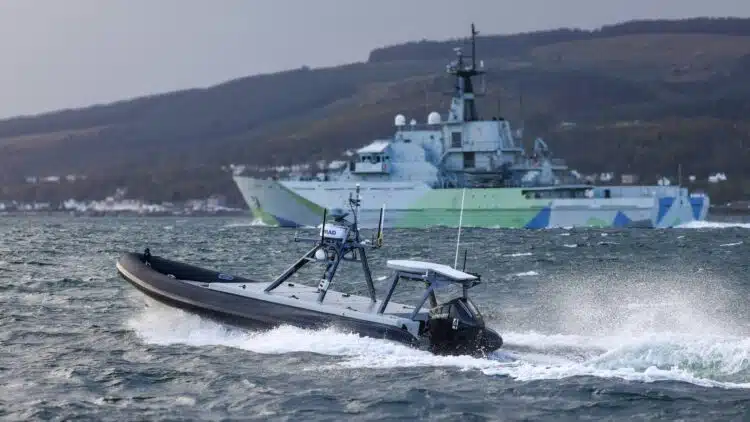 Royal Navy USV Rattler drone