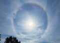 HALO - Ring um die Sonne: Ein Zeichen für einen Wetterumschwung.