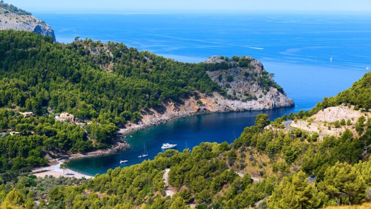 KI Mallorca-Törn: Ankerbucht Cala Tuent