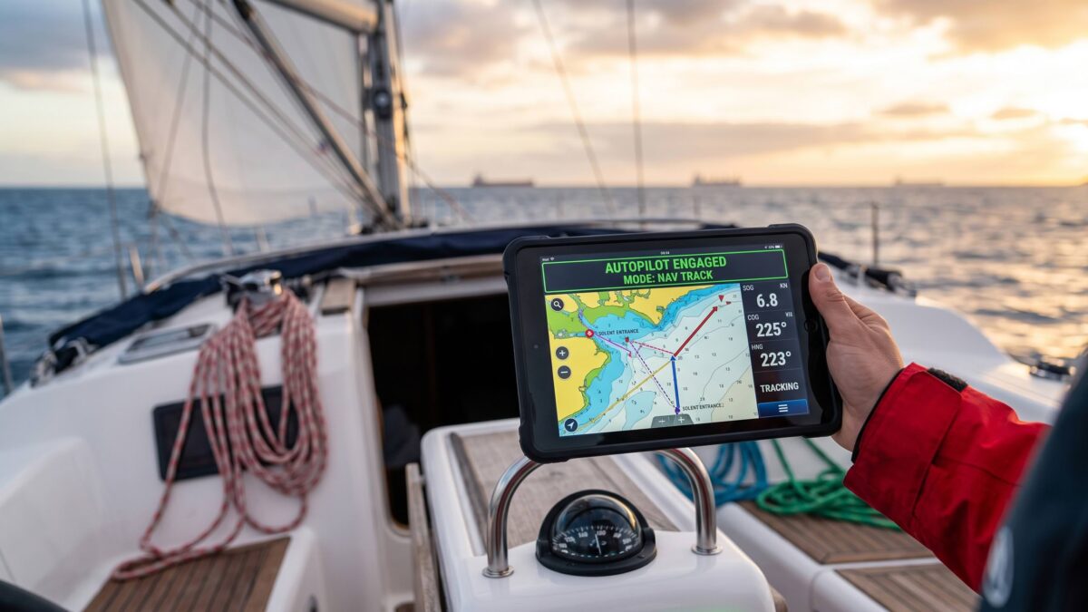 Autopilot auf Yacht in Kroatien - KVR 5