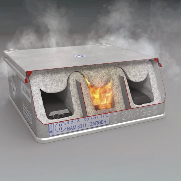 ZARGES Akku Safe - transport and storage of lithium-ion batteries