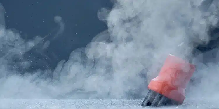 Cleaning a boat and yacht with a steam cleaner