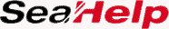 SeaHelp Pannendienst auf See - Logo black-red
