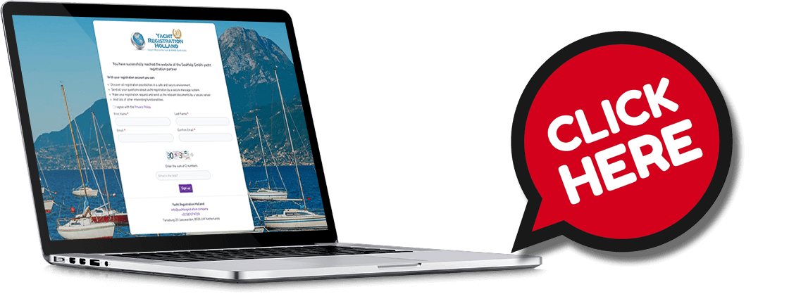 SeaHelp Yacht Registrierung Online